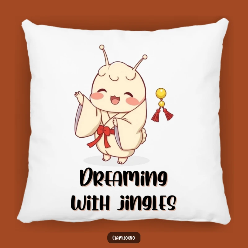 Funny Clam Kimono Pillow: Cozy Festivity with Joyful Shaking Clam, Perfect Gift