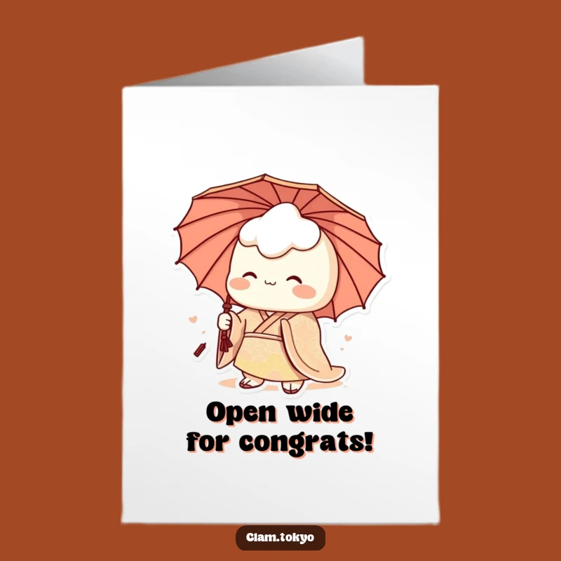 Free Printable Clam Congrats Card: Royal Seal of Approval - Downloadable Gift